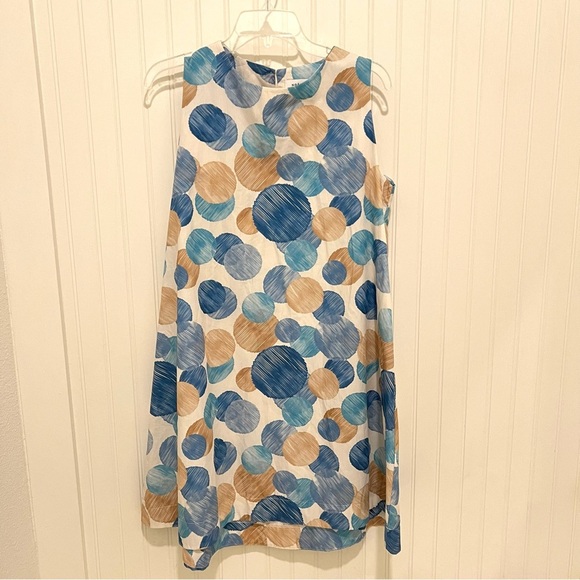 Noeline Italy 100% Cotton Polka Dot Dress Artsy - Picture 1 of 7